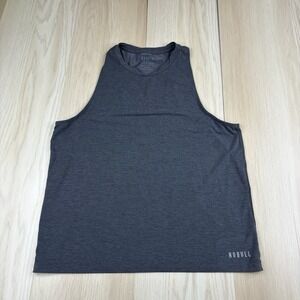Nobull Tank Top Racerback Workout Gym Gray Womens Size L Large